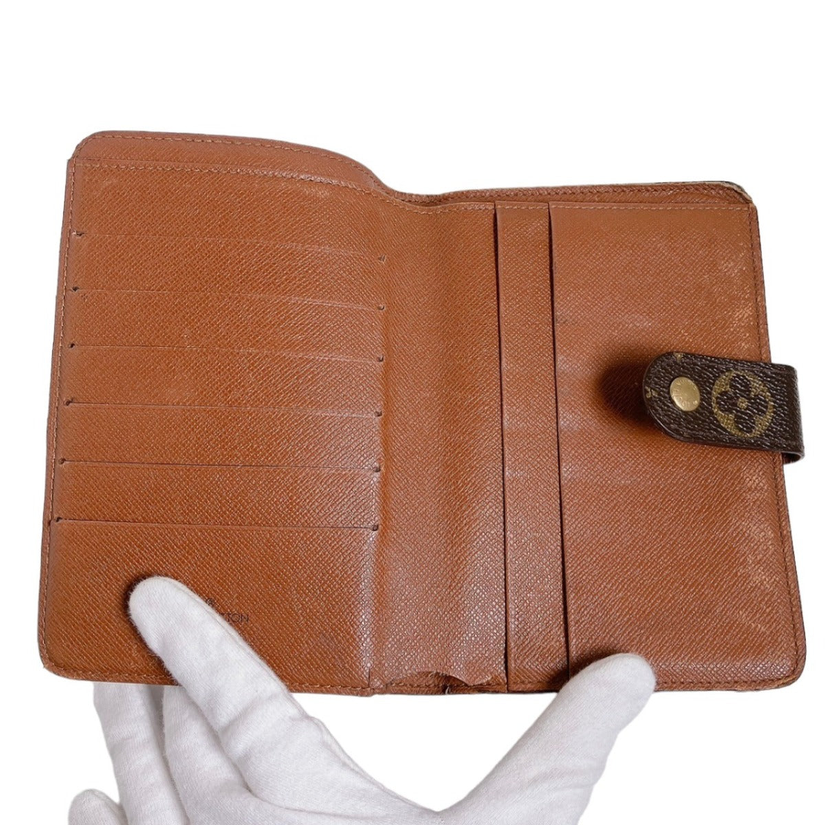 LOUIS VUITTON Bi-fold wallet
 Porto Papier Zip Monogram Coin Purse Monogram Canvas M61207 Brown LV
 [SS]
 【second hand】 