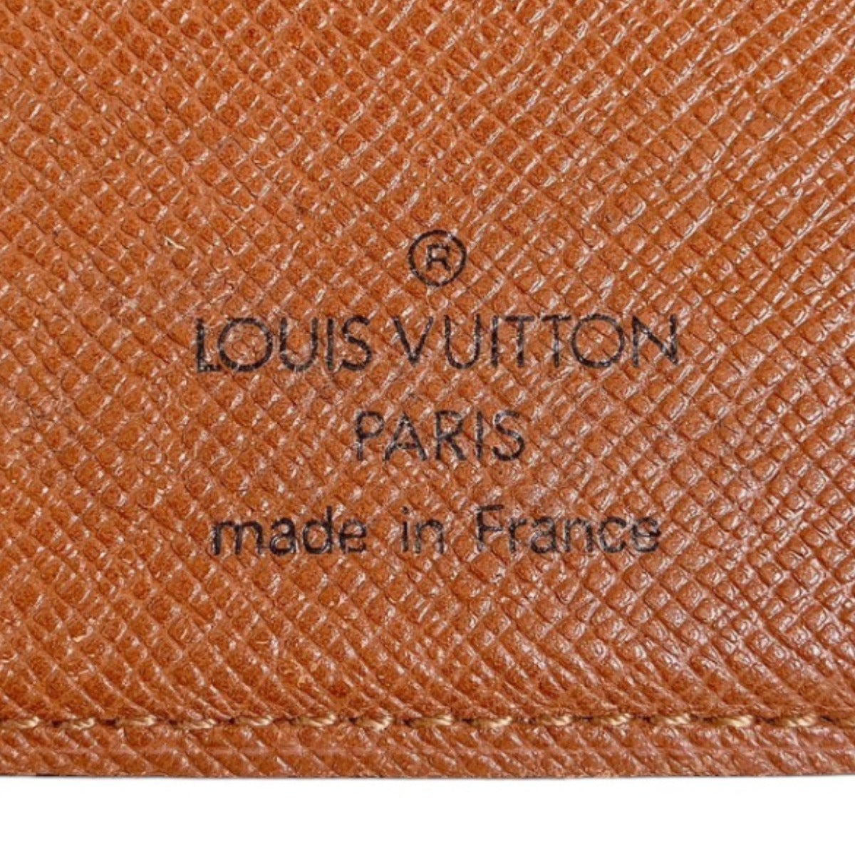 LOUIS VUITTON Bi-fold wallet
 Porto Papier Zip Monogram Coin Purse Monogram Canvas M61207 Brown LV
 [SS]
 【second hand】 