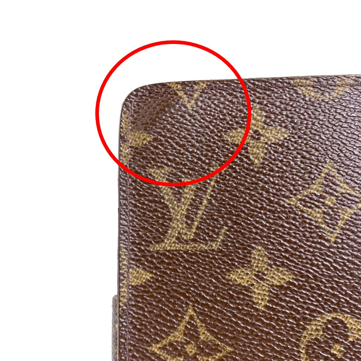 LOUIS VUITTON Bi-fold wallet
 Porto Papier Zip Monogram Coin Purse Monogram Canvas M61207 Brown LV
 [SS]
 【second hand】 