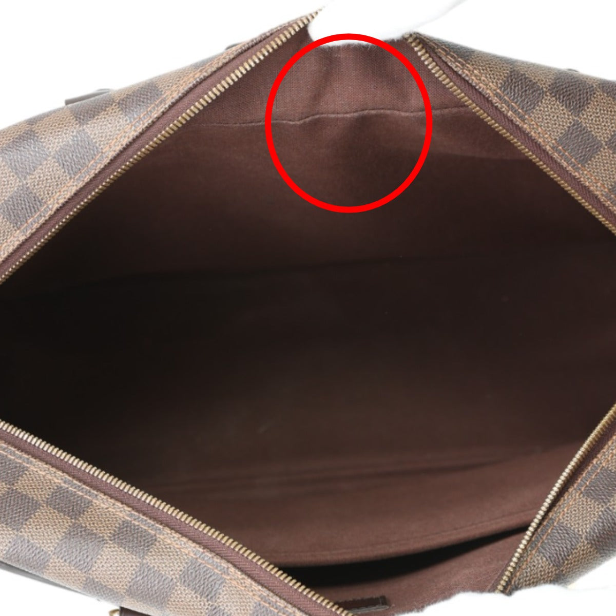 ルイヴィトン LOUIS VUITTON ハンドバッグ
 ハンドバッグ ダミエ イカール ダミエキャンバス N23252 ブラウン LV
 【SS】
 【中古】