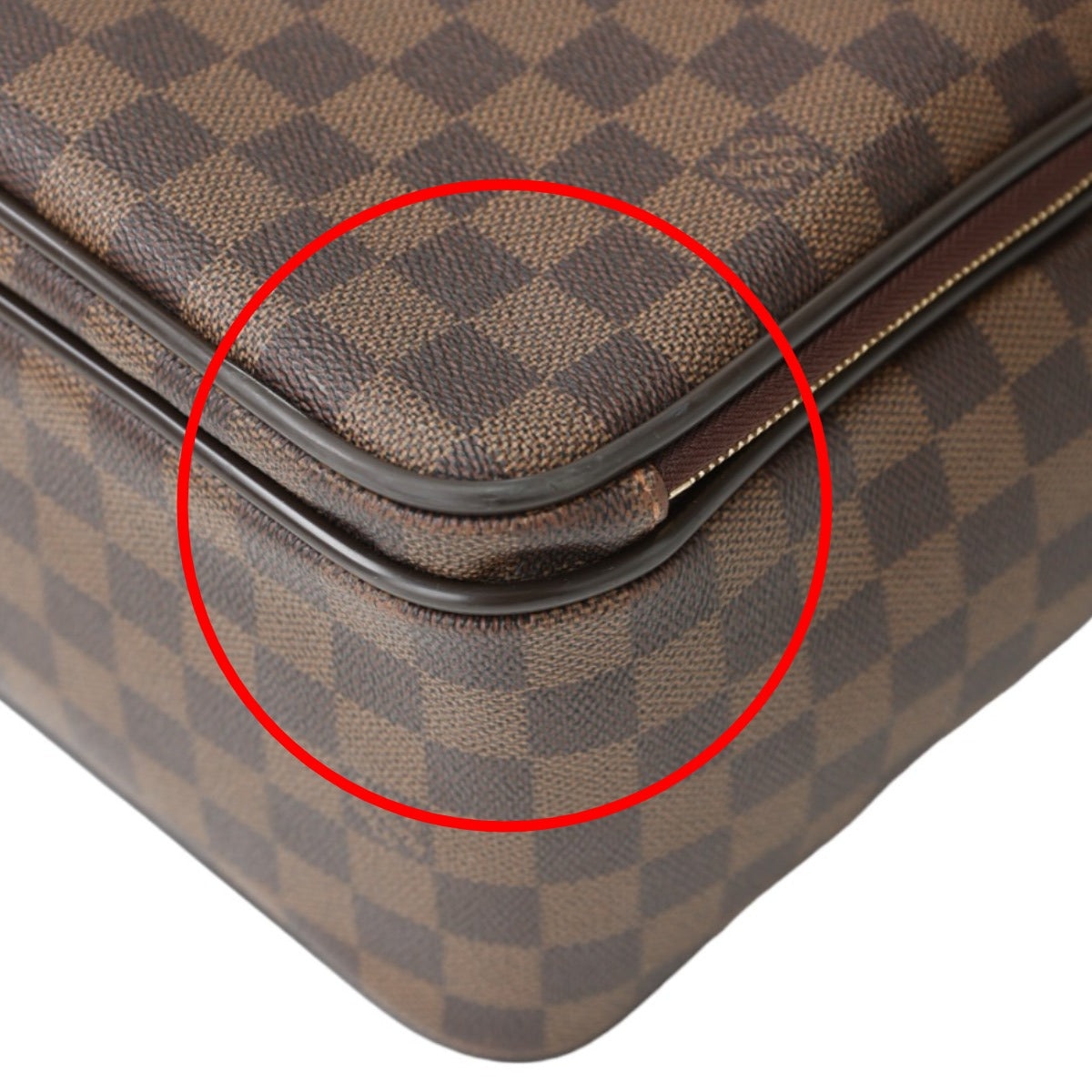 ルイヴィトン LOUIS VUITTON ハンドバッグ
 ハンドバッグ ダミエ イカール ダミエキャンバス N23252 ブラウン LV
 【SS】
 【中古】