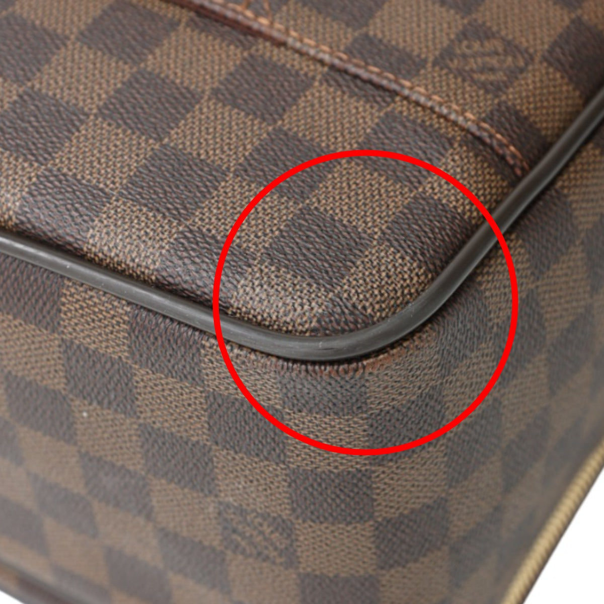 ルイヴィトン LOUIS VUITTON ハンドバッグ
 ハンドバッグ ダミエ イカール ダミエキャンバス N23252 ブラウン LV
 【SS】
 【中古】