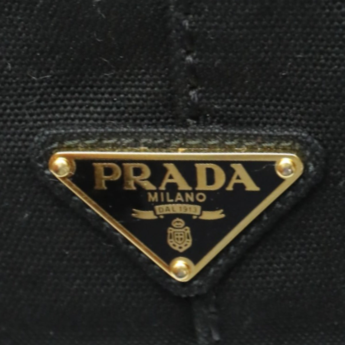 プラダ PRADA トートバッグ
 2WAYバッグ ショルダーバッグ カナパGM キャンバス 1BG642 ブラック 【SS】
 【中古】