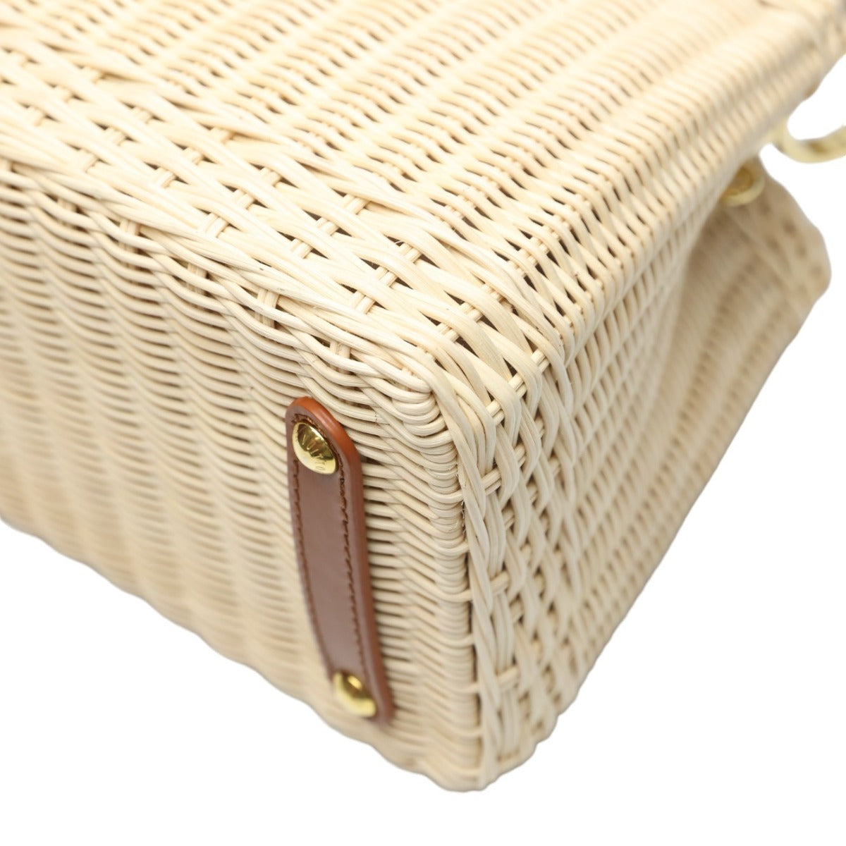 ルイヴィトン LOUIS VUITTON ショルダーバッグ
 ハンドバッグ カプシーヌBB レザー×ラタン レザー M22173 ブラウン×ベージュ LV
 【中古】