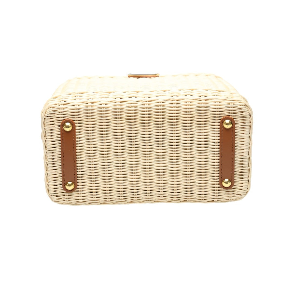 ルイヴィトン LOUIS VUITTON ショルダーバッグ
 ハンドバッグ カプシーヌBB レザー×ラタン レザー M22173 ブラウン×ベージュ LV
 【中古】
