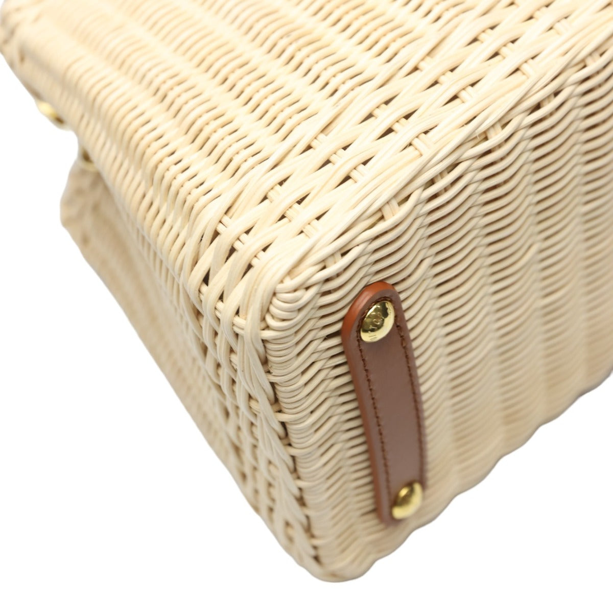 ルイヴィトン LOUIS VUITTON ショルダーバッグ
 ハンドバッグ カプシーヌBB レザー×ラタン レザー M22173 ブラウン×ベージュ LV
 【中古】