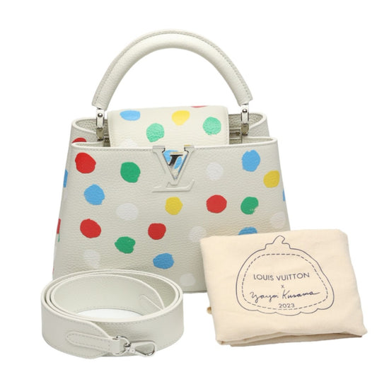 ルイヴィトン LOUIS VUITTON ショルダーバッグ
 ハンドバッグ ペインティッド ドット カプシーヌBB 草間彌生 Not specified（指定なし） M21637 ホワイト LV
 【SS】
 【中古】