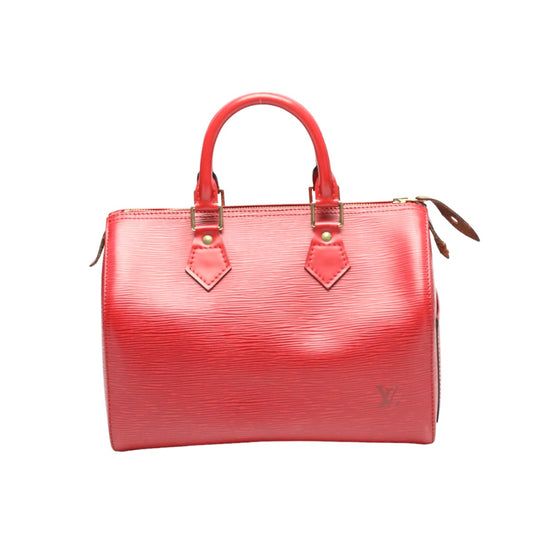 LOUIS VUITTON Handbags
 Epi Speedy 25 Handbag in Epi Leather M43017 Castillian Red LV
 [SS]
 【second hand】 