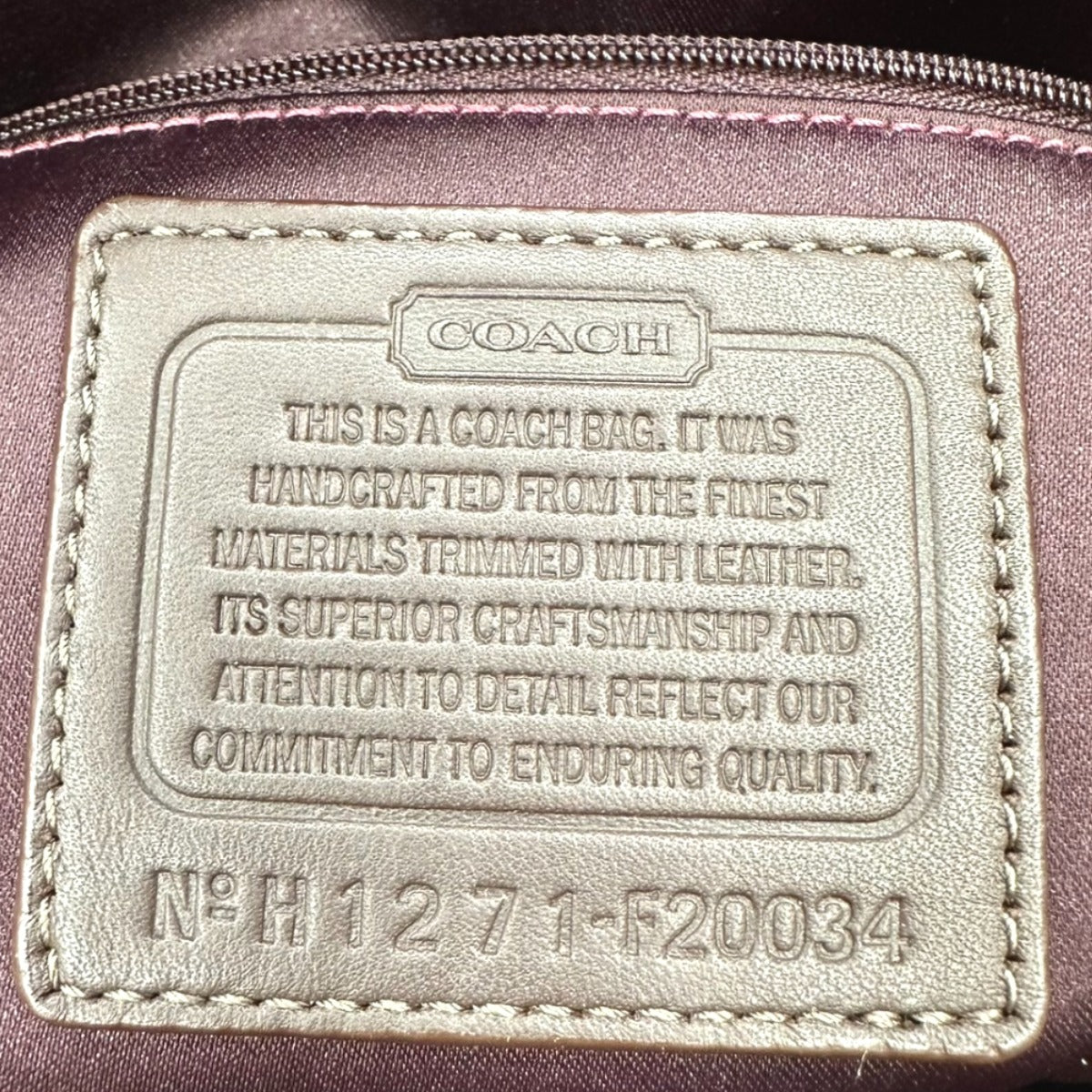 Coach shoulder bag
 2WAY Bag Hand Drawn Ashley Satin F20034 [SS]
 【second hand】 