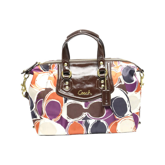 コーチ COACH ショルダーバッグ
 2WAYバッグ ハンドドロウン アシュリー サテン F20034 【SS】
 【中古】
