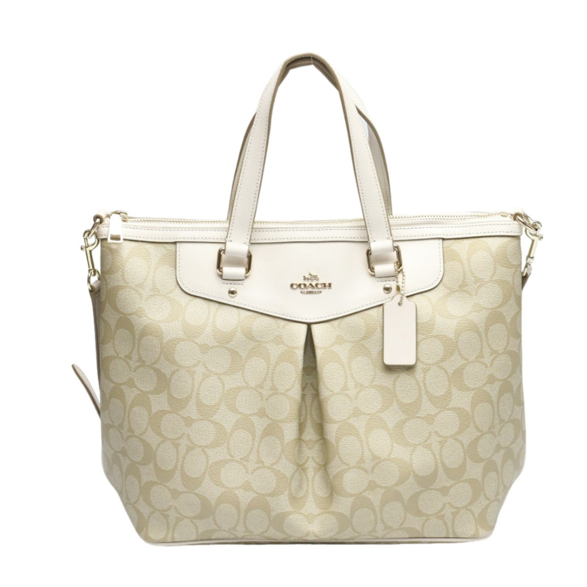 Coach COACH tote bag
 2WAY bag F34614 F34614 Beige [SS]
 【second hand】 