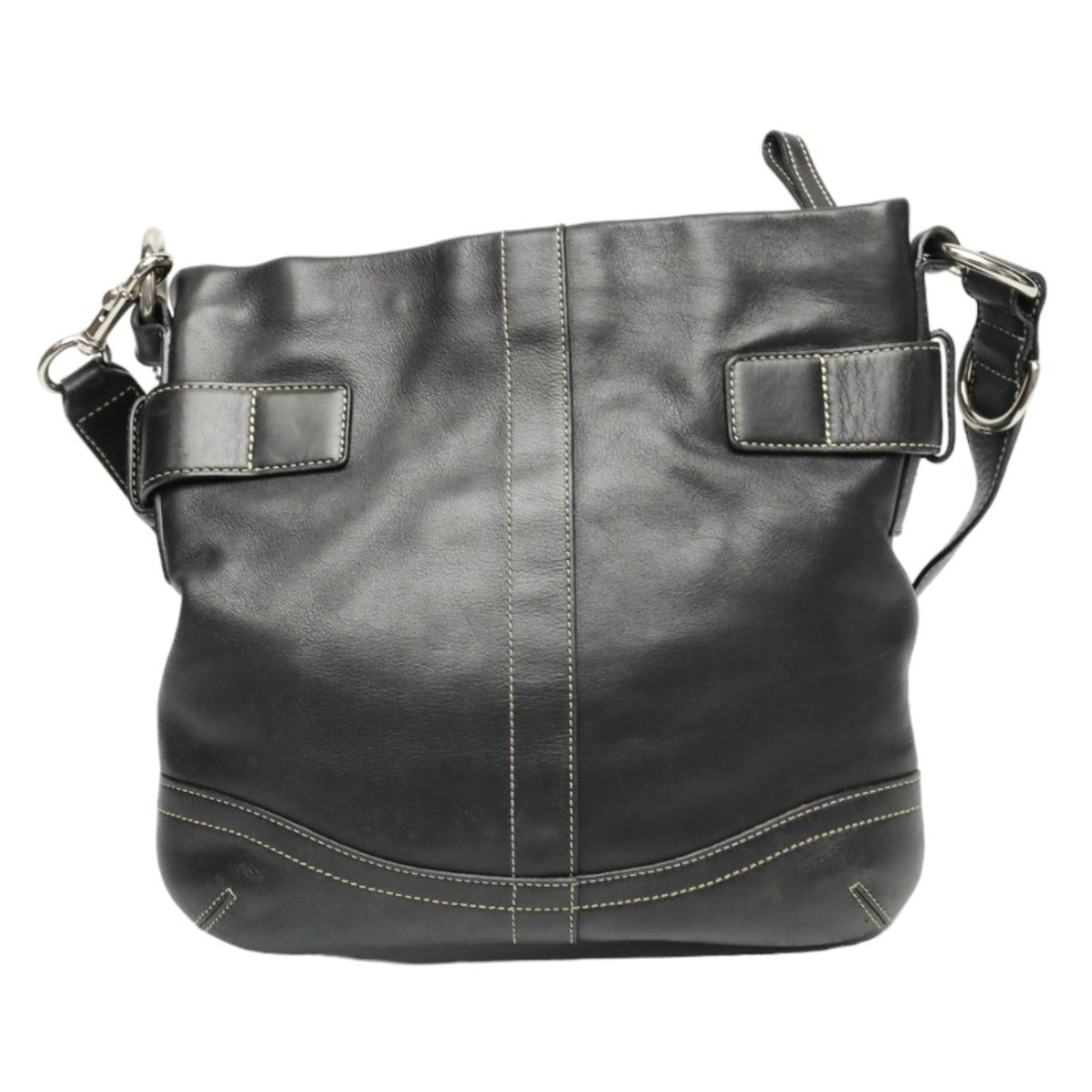 Coach shoulder bag
 Shoulder bag leather 1452 black [SS]
 【second hand】 