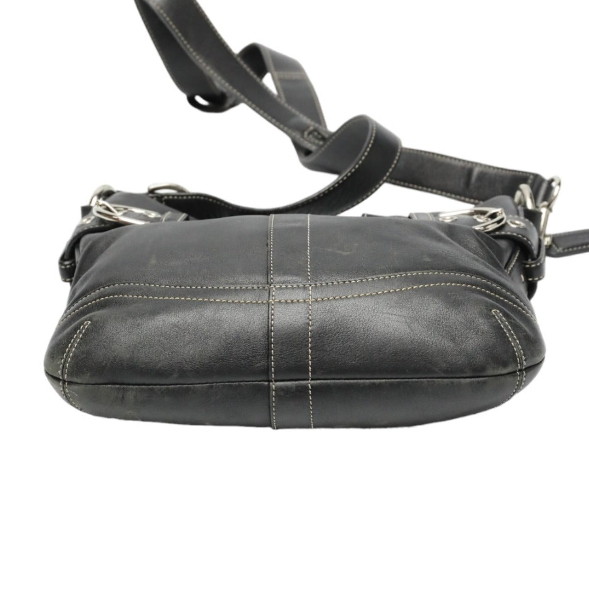 Coach shoulder bag
 Shoulder bag leather 1452 black [SS]
 【second hand】 