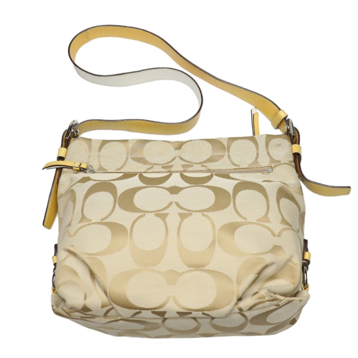 Coach shoulder bag
 
Shoulder bag Signature crossbody canvas F15067 Beige x Yellow [SS]
 【second hand】 