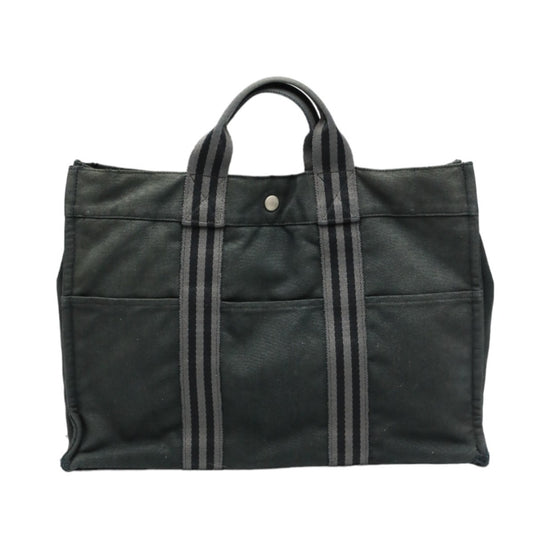エルメス HERMES トートバッグ
 トートバッグ フールトゥMM  キャンバス フールトゥMM  ブラック 【SS】
 【中古】