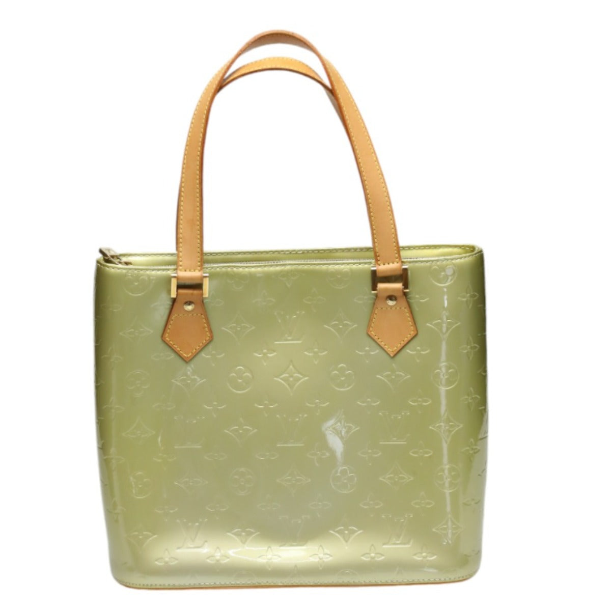 ルイヴィトン LOUIS VUITTON トートバッグ
 トートバッグ ヴェルニ ヒューストン モノグラムヴェルニ M91053 シルバーグレー  LV
 【SS】
 【中古】