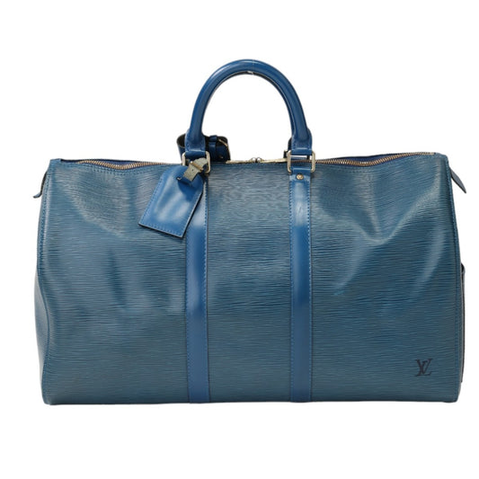 Louis Vuitton Boston Bag
 Epi Keepall 45 Travel Bag, Epi Leather, M42975, Toledo Blue, LV
 [SS]
 
【second hand】 