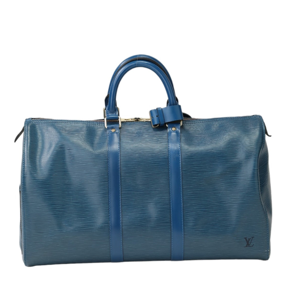 Louis Vuitton Boston Bag
 Epi Keepall 45 Travel Bag, Epi Leather, M42975, Toledo Blue, LV
 [SS]
 
【second hand】 