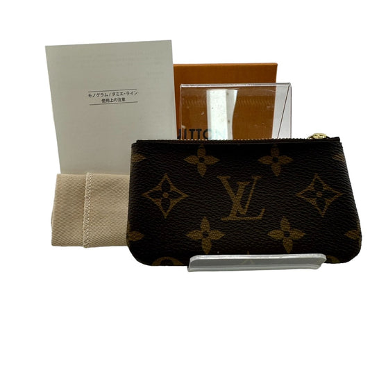 ルイヴィトン LOUIS VUITTON キーケース
 小銭入れ兼用キーケース モノグラム ポシェット・クレ モノグラムキャンバス M62650 ブラウン LV
 【中古】