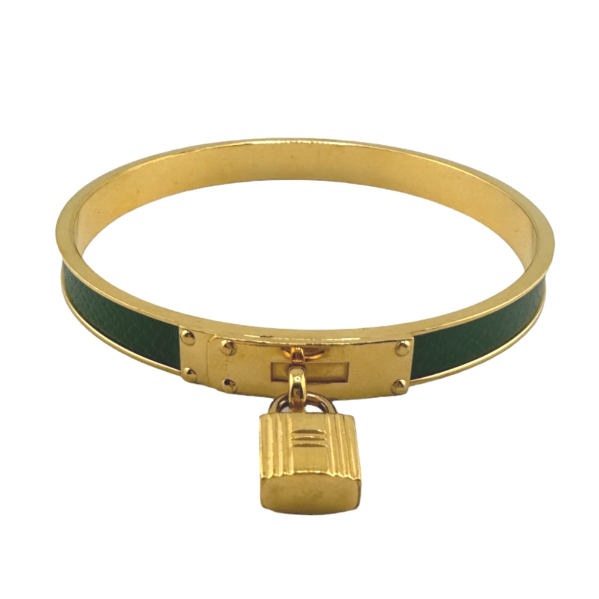 Hermes HERMES Bangle
 Bracelet Kelly Cadena Bangle Green [SS]
 【second hand】 