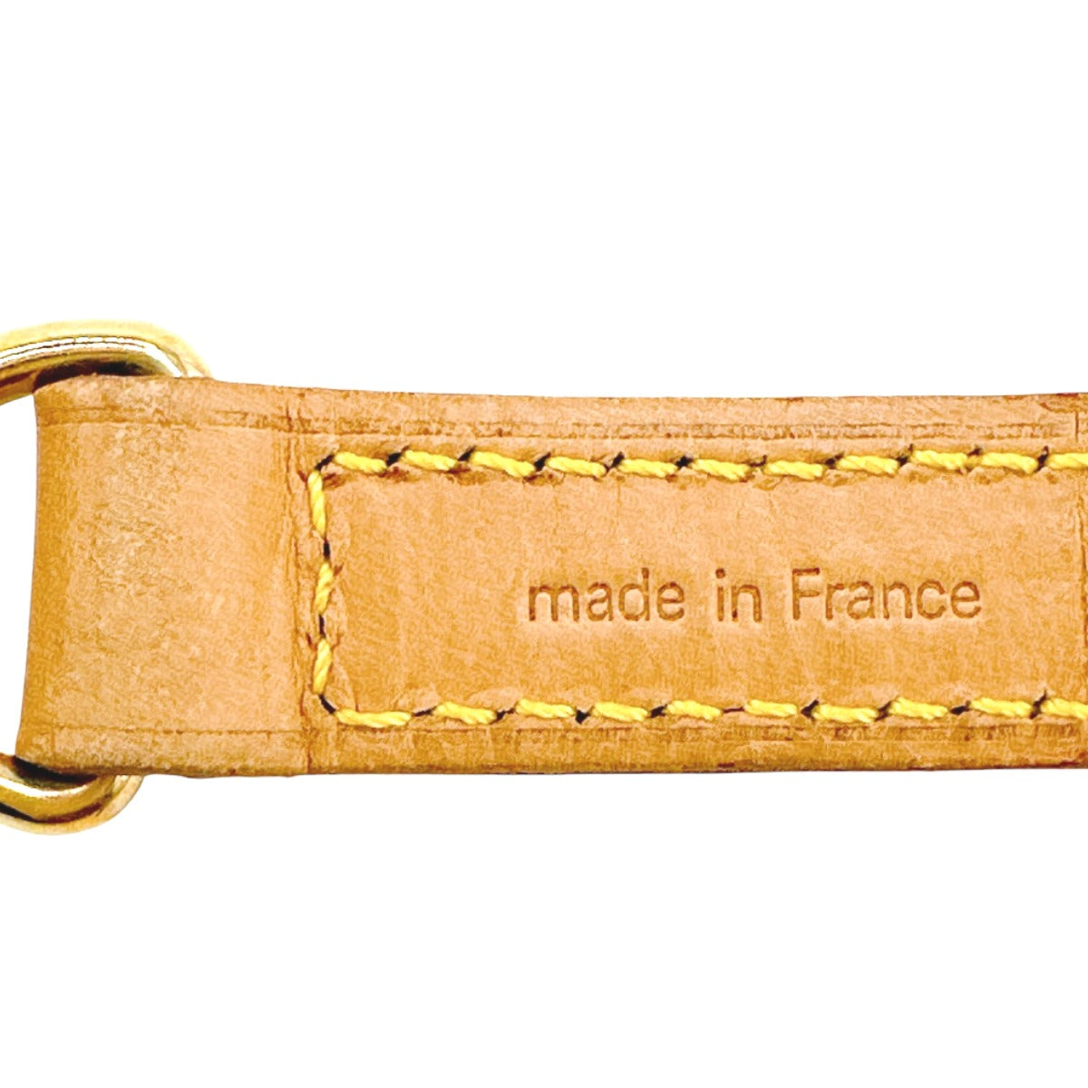 ルイヴィトン LOUIS VUITTON ショルダーストラップ
 ストラップ ヌメ革 アクセソワール用ショルダー ヌメ革 J00142 ベージュ LV
 【SS】
 【中古】
