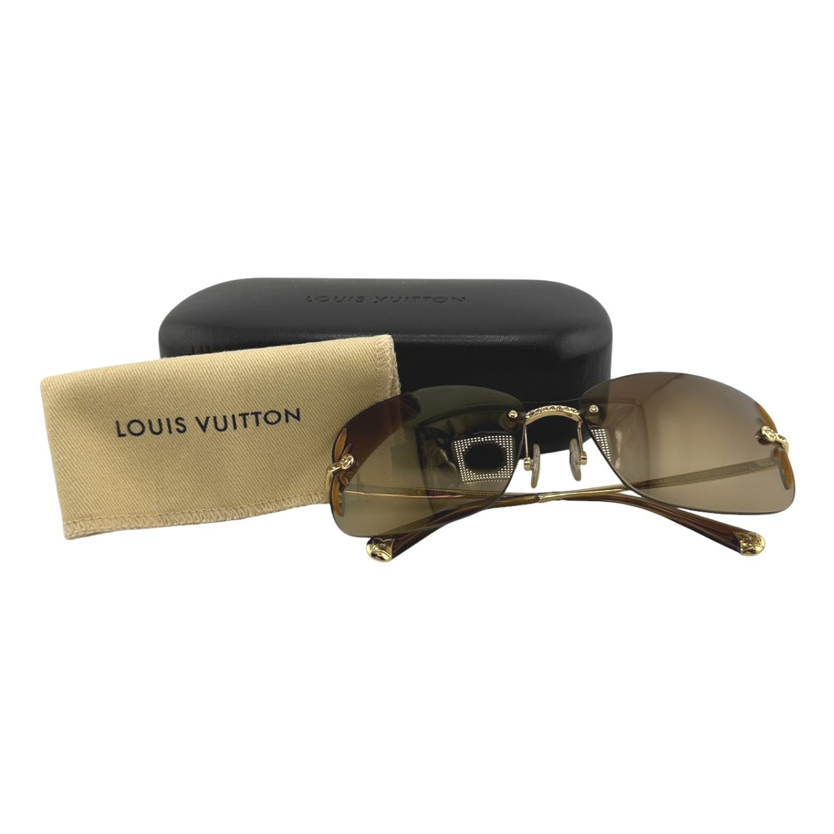 ルイヴィトン LOUIS VUITTON サングラス
 サングラス 62□15 リリーストラス Not specified（指定なし） Z0640U ゴールド LV
 【SS】
 【中古】