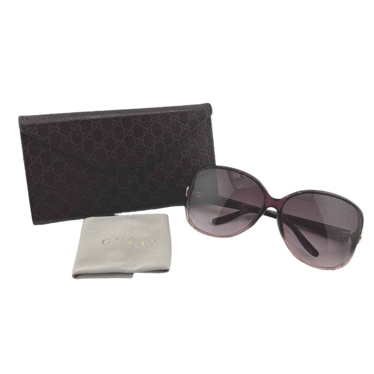 GUCCI Sunglasses
 Sunglasses 62□13 120 3525/K/S WNYK8 Plastic Purple [SS]
 【second hand】 