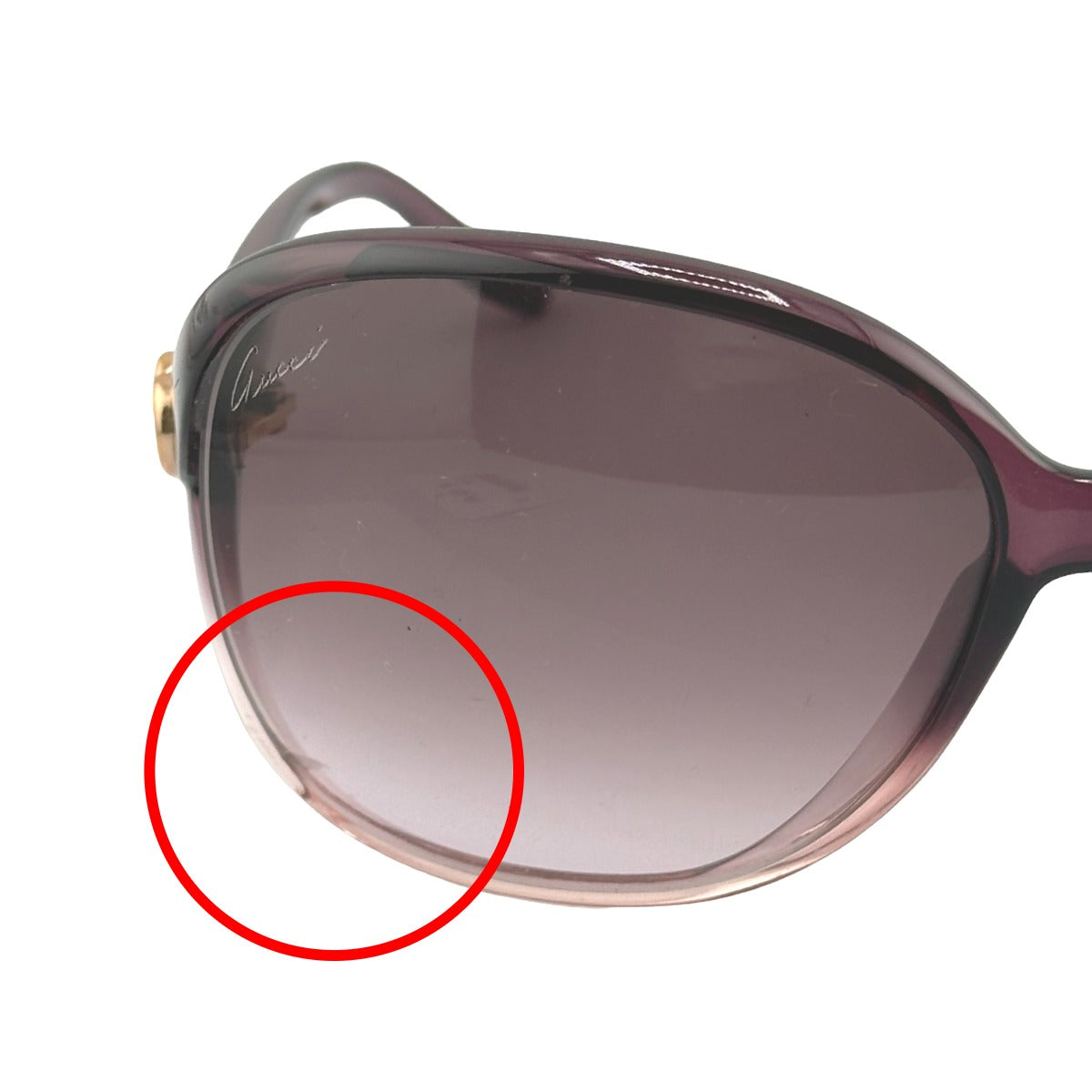 GUCCI Sunglasses
 Sunglasses 62□13 120 3525/K/S WNYK8 Plastic Purple [SS]
 【second hand】 