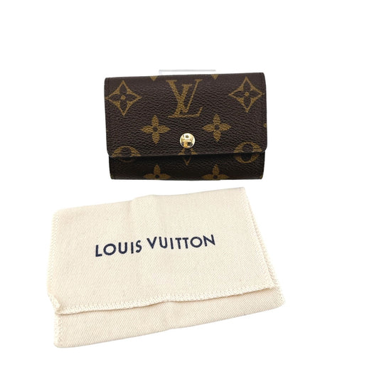 ルイヴィトン LOUIS VUITTON キーケース
 6本用キーケース モノグラム ミュルティクレ6 モノグラムキャンバス M62630 ブラウン LV
 【SS】
 【中古】