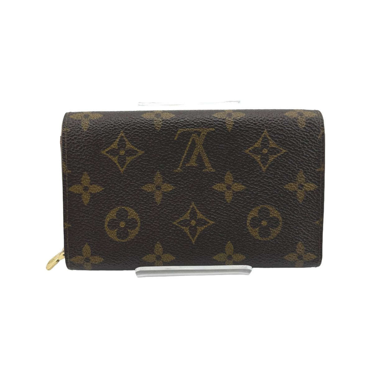 LOUIS VUITTON Bi-fold wallet
 L-shaped zipper Monogram Porte Monnaie Bié Tresor Monogram canvas M61730 Brown LV
 [SS]
 【second hand】 