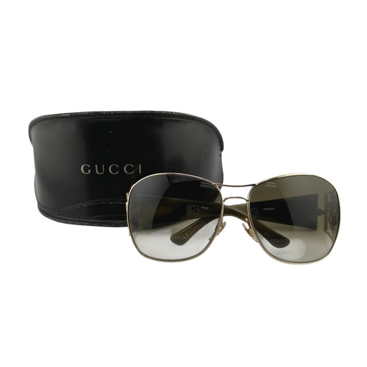 グッチ GUCCI サングラス
 サングラス 60□15 105 2827/S プラスチック GG2827 ブラウン 【SS】
 【中古】