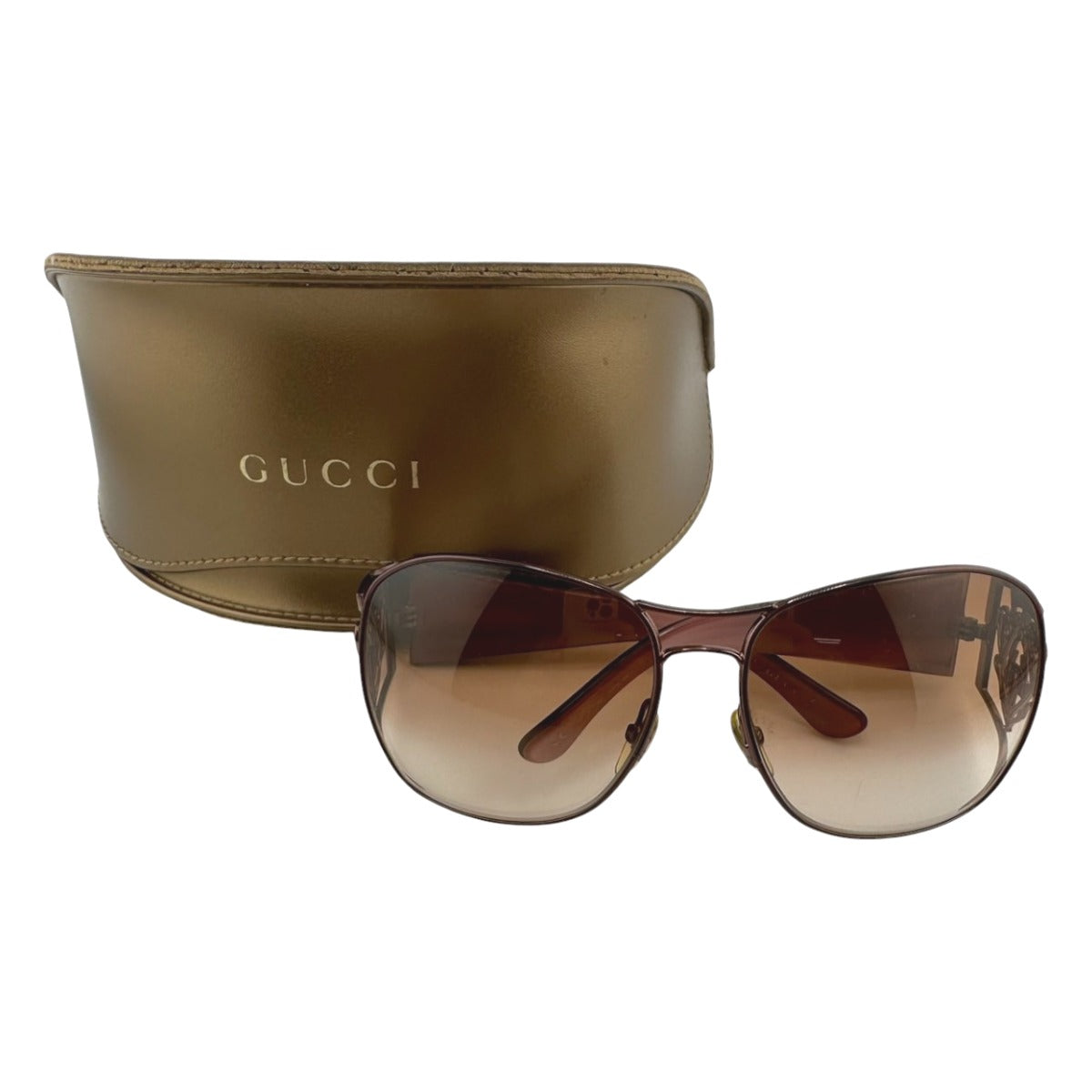 グッチ GUCCI サングラス
 サングラス 60□15 105 プラスチック GG 282U/S 1VA02 ピンク 【SS】
 【中古】