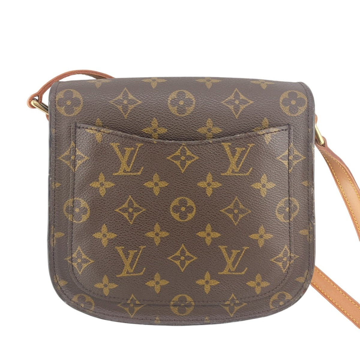 ルイヴィトン LOUIS VUITTON ショルダーバッグ
 斜めがけ モノグラム サンクルー M51243 ブラウン LV
 【SS】
 【中古】