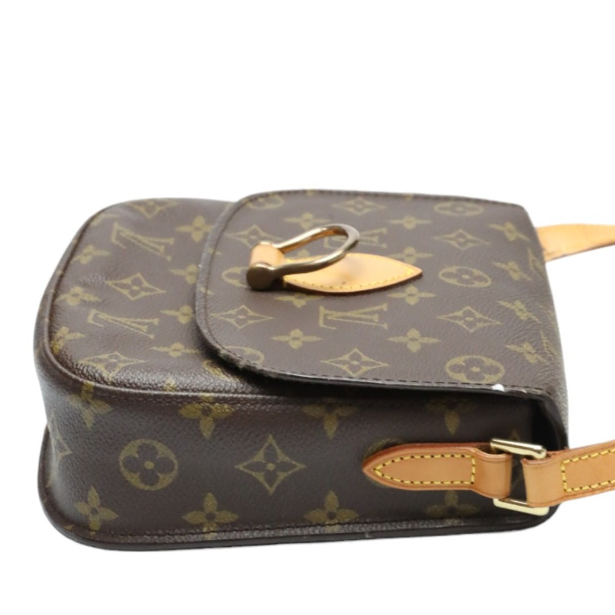 ルイヴィトン LOUIS VUITTON ショルダーバッグ
 斜めがけ モノグラム サンクルー M51243 ブラウン LV
 【SS】
 【中古】