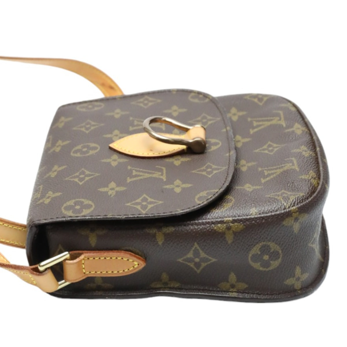 ルイヴィトン LOUIS VUITTON ショルダーバッグ
 斜めがけ モノグラム サンクルー M51243 ブラウン LV
 【SS】
 【中古】