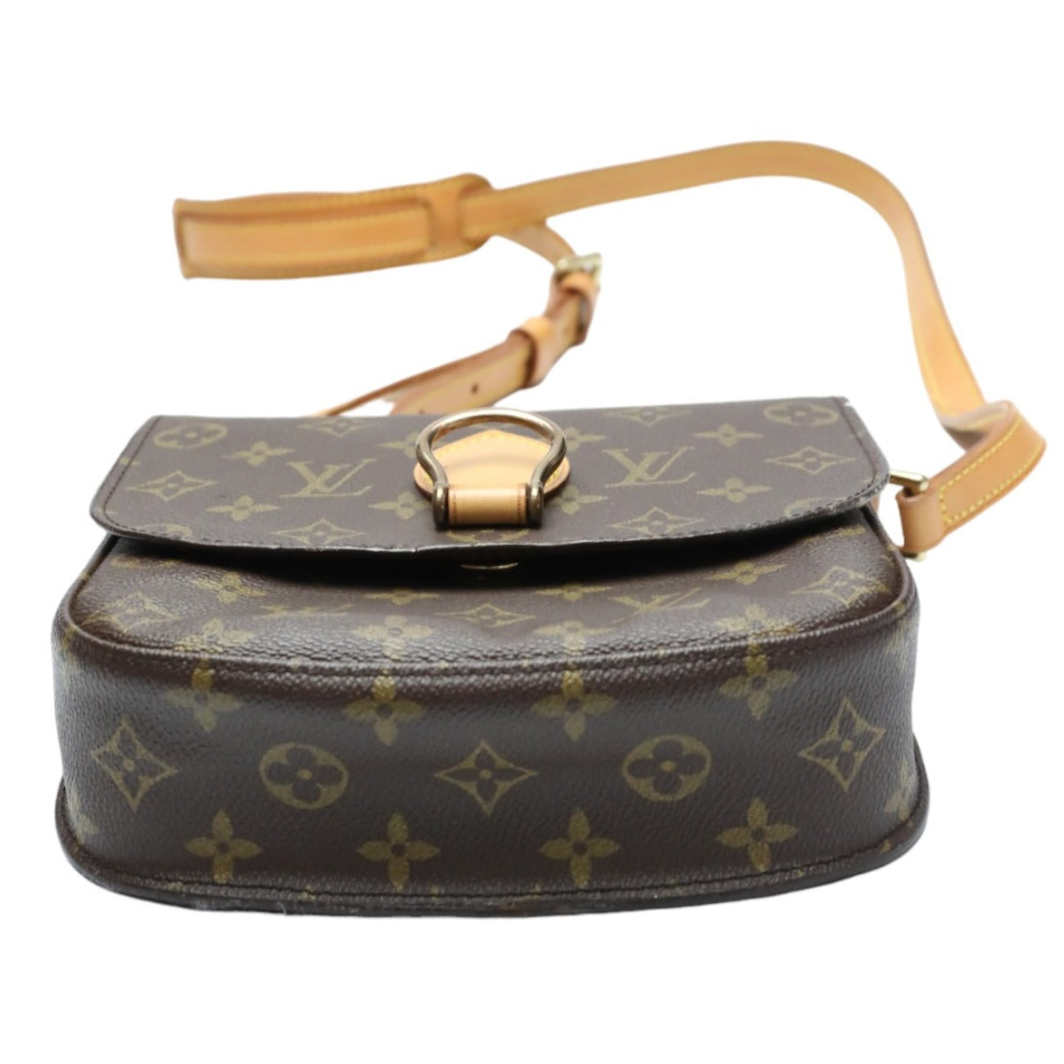 ルイヴィトン LOUIS VUITTON ショルダーバッグ
 斜めがけ モノグラム サンクルー M51243 ブラウン LV
 【SS】
 【中古】