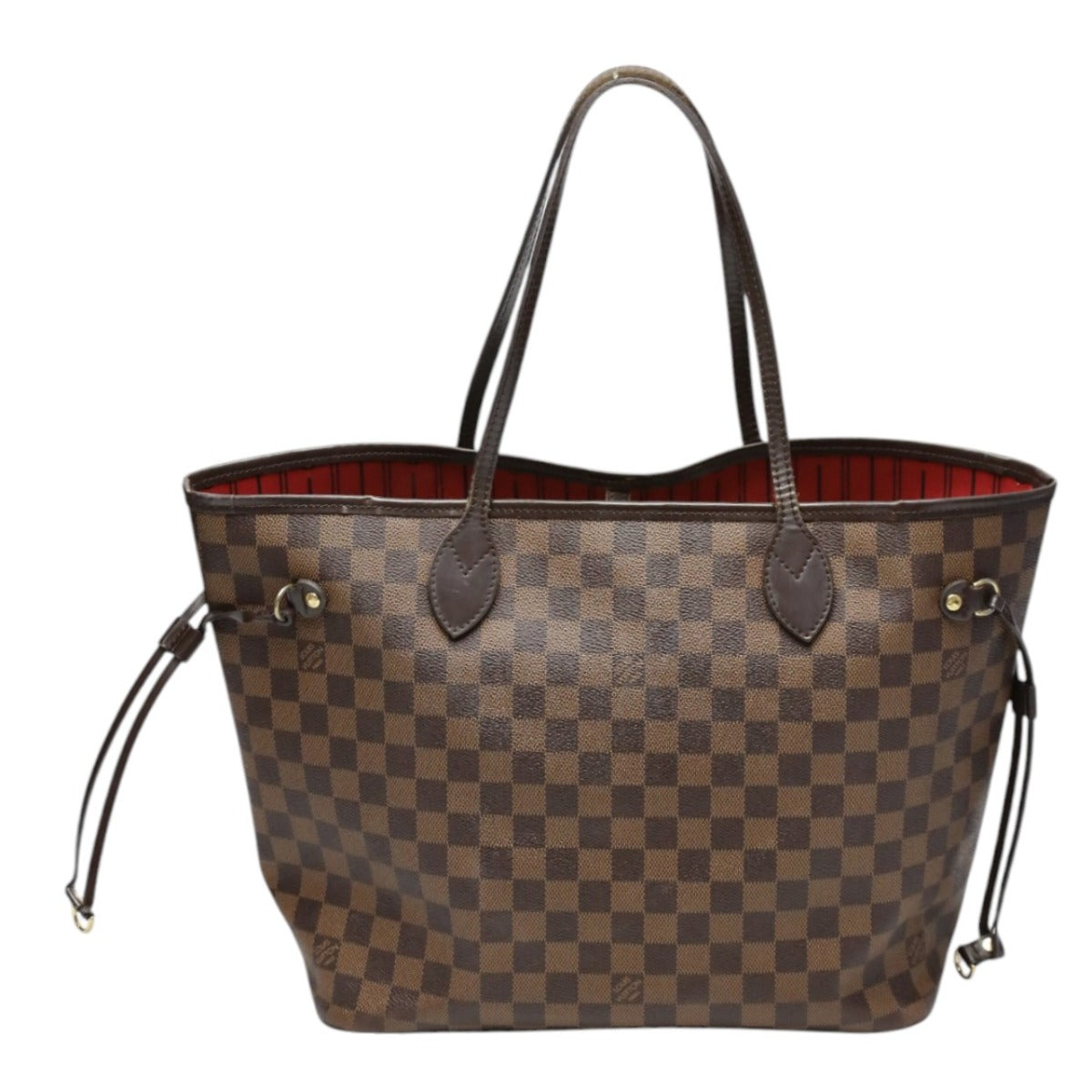 ルイヴィトン LOUIS VUITTON トートバッグ
 軽量 ダミエ ネヴァーフルMM N51105 ブラウン LV
 【SS】
 【中古】