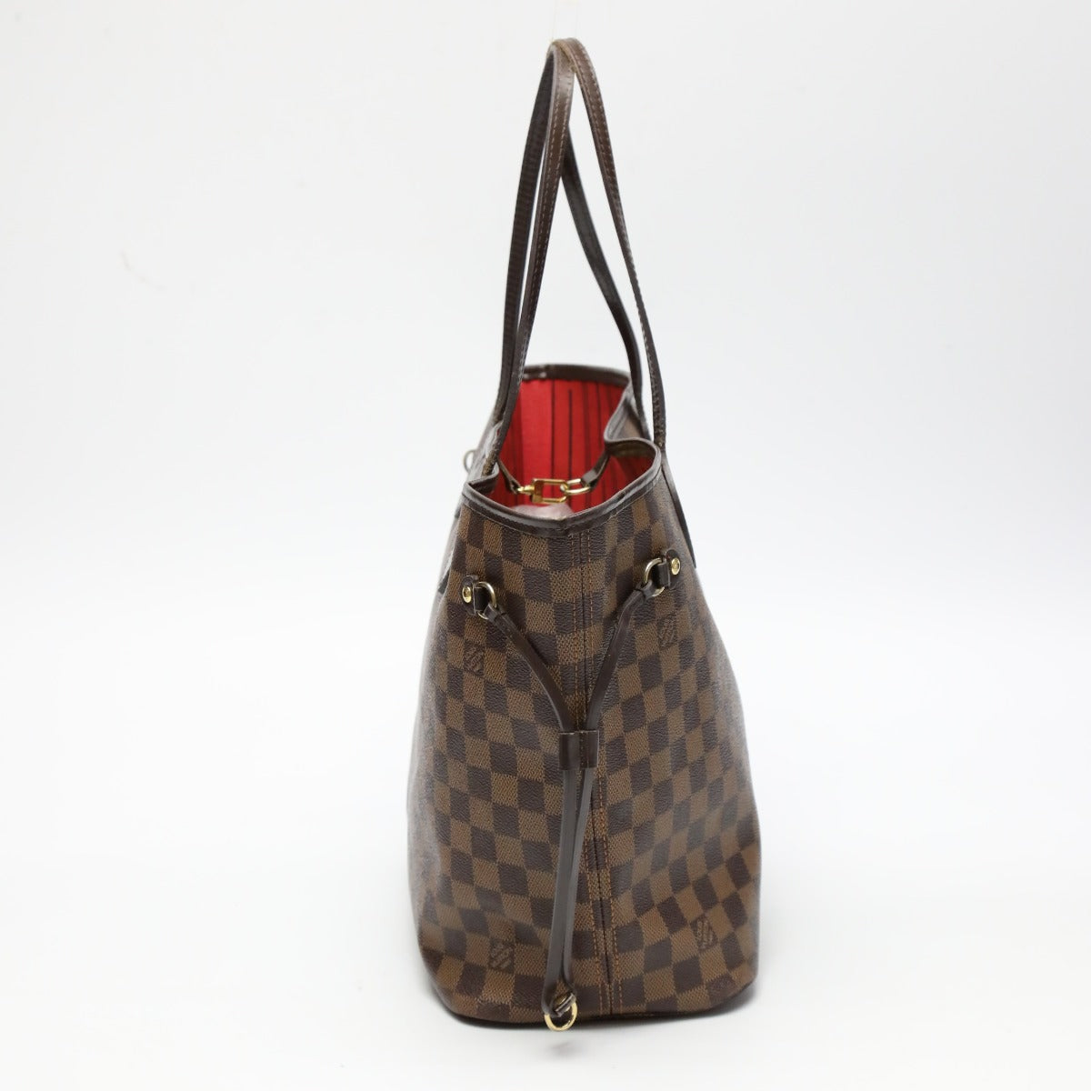 ルイヴィトン LOUIS VUITTON トートバッグ
 軽量 ダミエ ネヴァーフルMM N51105 ブラウン LV
 【SS】
 【中古】