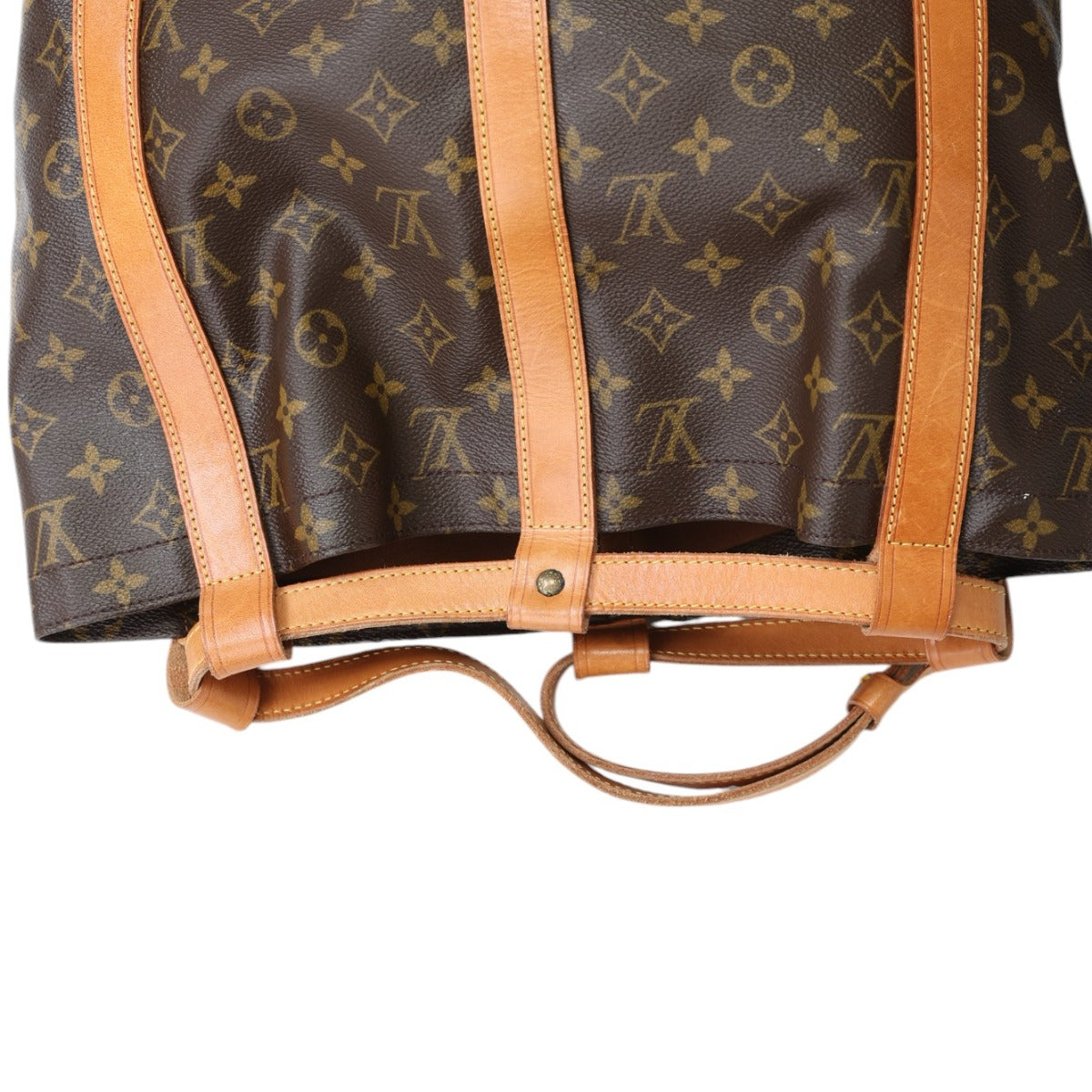 ルイヴィトン LOUIS VUITTON ショルダーバッグ
 巾着型 モノグラム ランドネGM M42244 ブラウン LV
 【SS】
 【中古】