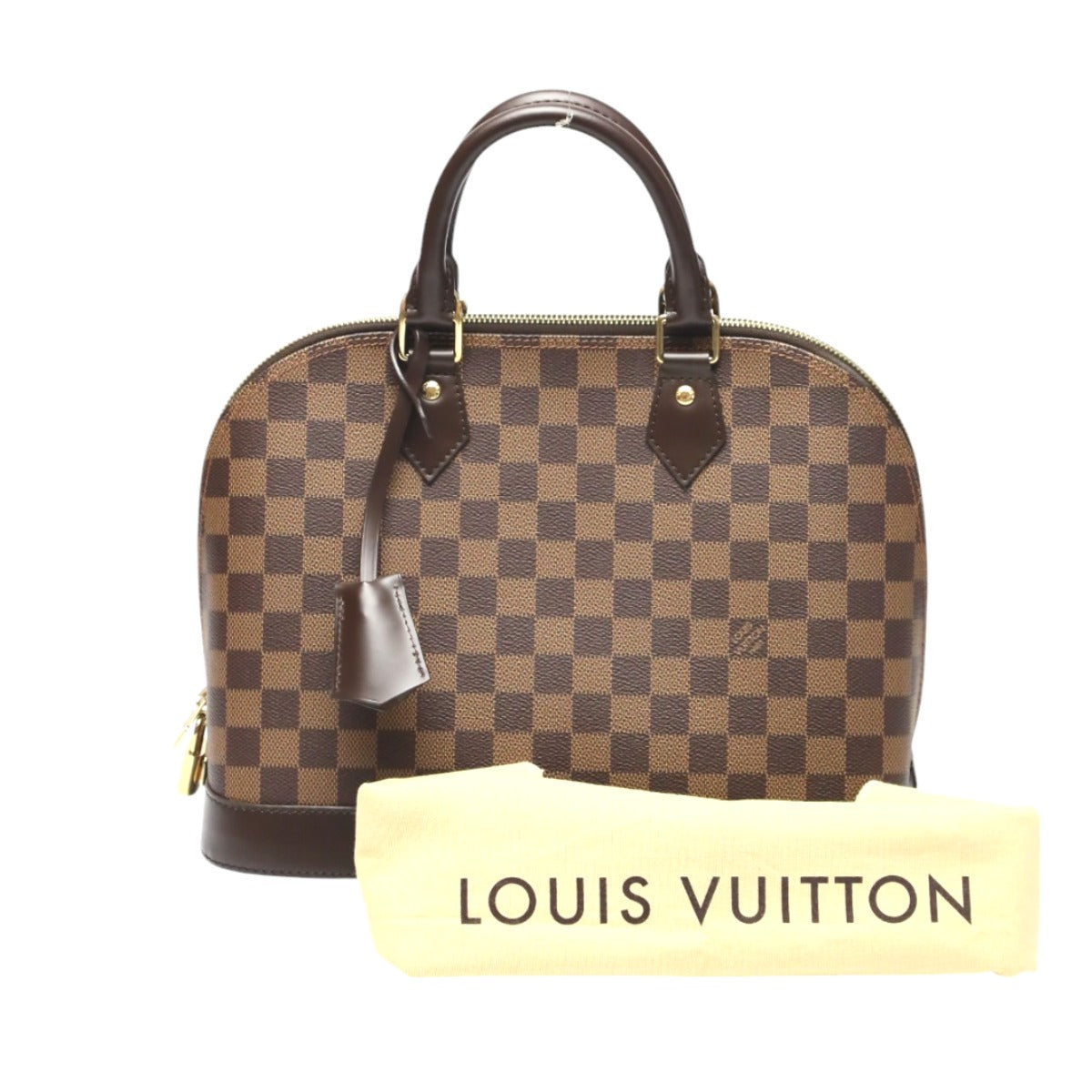 ルイヴィトン LOUIS VUITTON ハンドバッグ
 2WAY ダミエ アルマPM ダミエキャンバス N53151 ブラウン LV
 【SS】
 【中古】