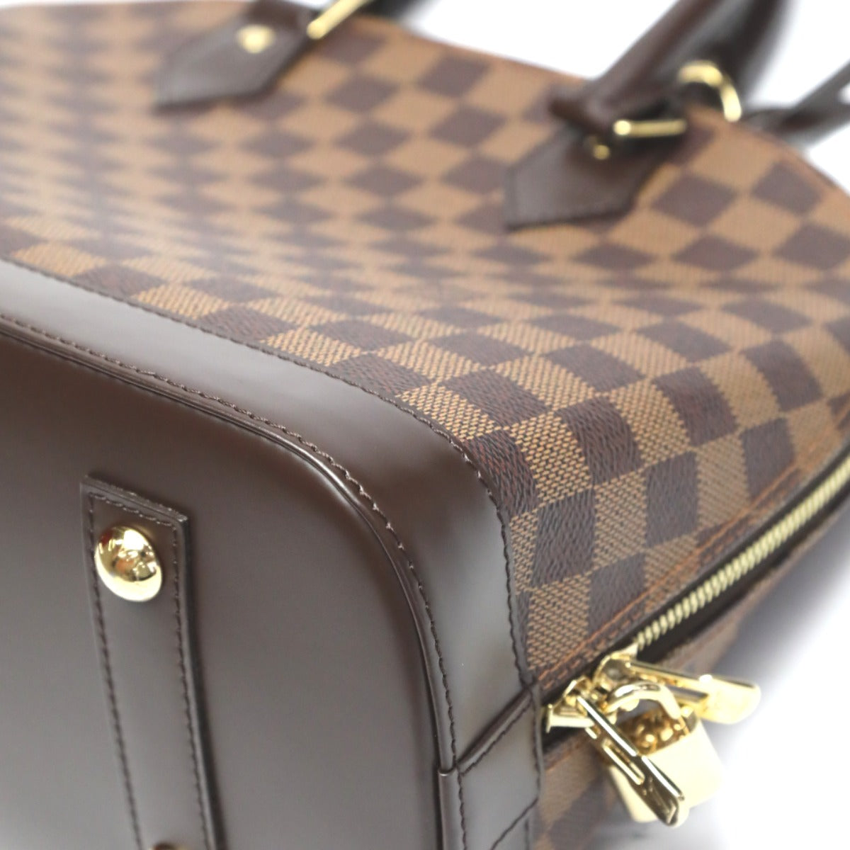ルイヴィトン LOUIS VUITTON ハンドバッグ
 2WAY ダミエ アルマPM ダミエキャンバス N53151 ブラウン LV
 【SS】
 【中古】