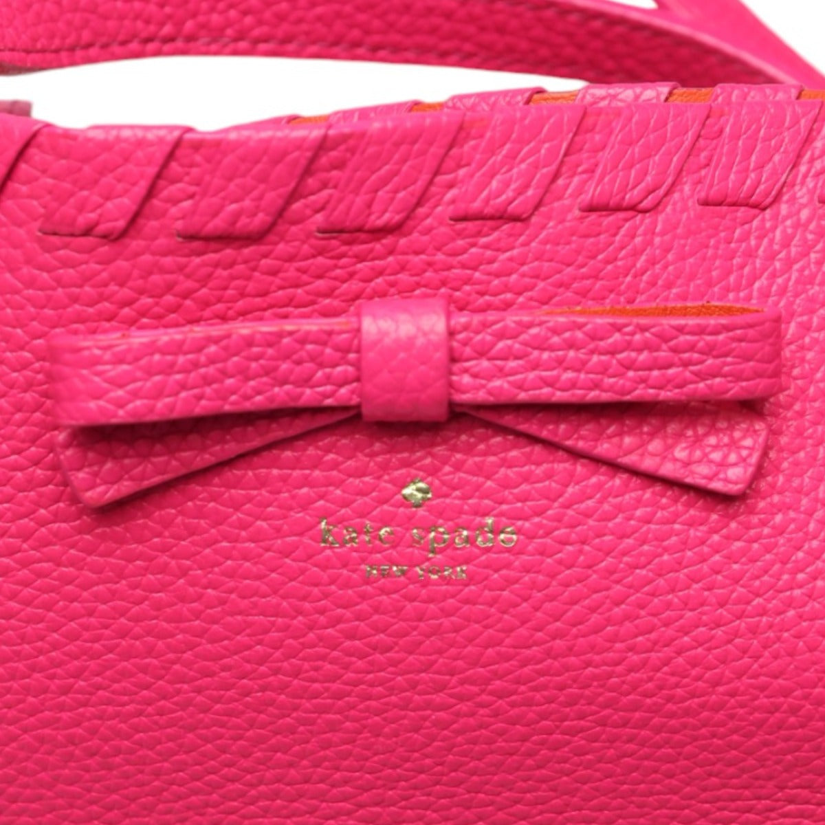 ケイトスペード Kate Spade トートバッグ
 トートバッグ レザー 肩掛けバッグ タッセル レザー ピンク 【SS】
 【中古】