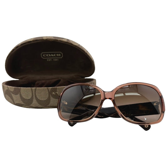 COACH sunglasses
 Sunglasses BLUSH ARIEL Plastic S734A Brown [SS]
 【second hand】 