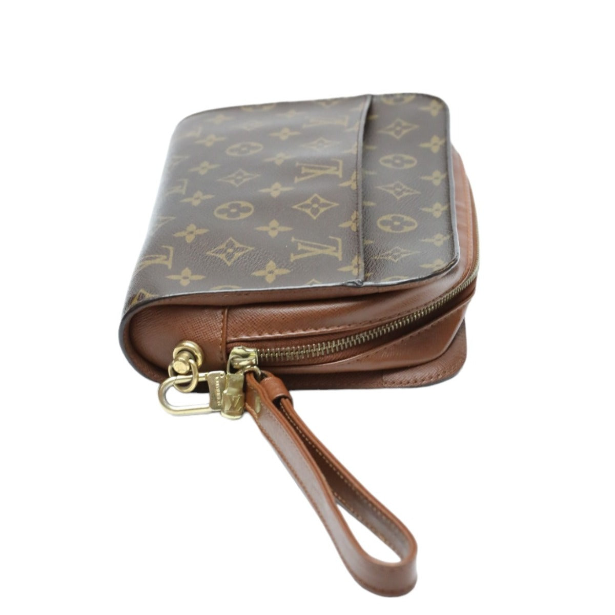 ルイヴィトン LOUIS VUITTON セカンドバッグ
 オルセー  モノグラム 紳士用セカンドバッグ モノグラムキャンバス M51790 ブラウン LV
 【SS】
 【中古】