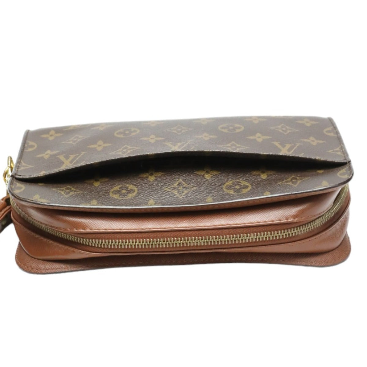 ルイヴィトン LOUIS VUITTON セカンドバッグ
 オルセー  モノグラム 紳士用セカンドバッグ モノグラムキャンバス M51790 ブラウン LV
 【SS】
 【中古】