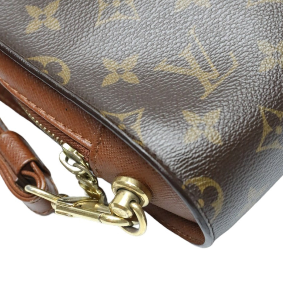 ルイヴィトン LOUIS VUITTON セカンドバッグ
 オルセー  モノグラム 紳士用セカンドバッグ モノグラムキャンバス M51790 ブラウン LV
 【SS】
 【中古】