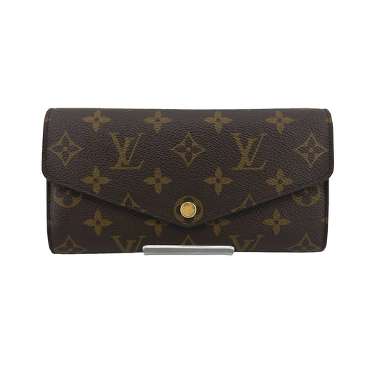 Louis Vuitton LOUIS VUITTON Long Wallet
 Wallet Monogram Portefeuille Sarah Monogram Canvas M60531 Brown LV
 [SS]
 【second hand】