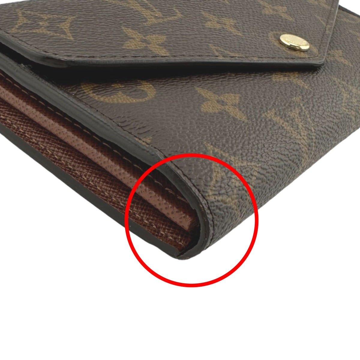 Louis Vuitton LOUIS VUITTON Long Wallet
 Wallet Monogram Portefeuille Sarah Monogram Canvas M60531 Brown LV
 [SS]
 【second hand】