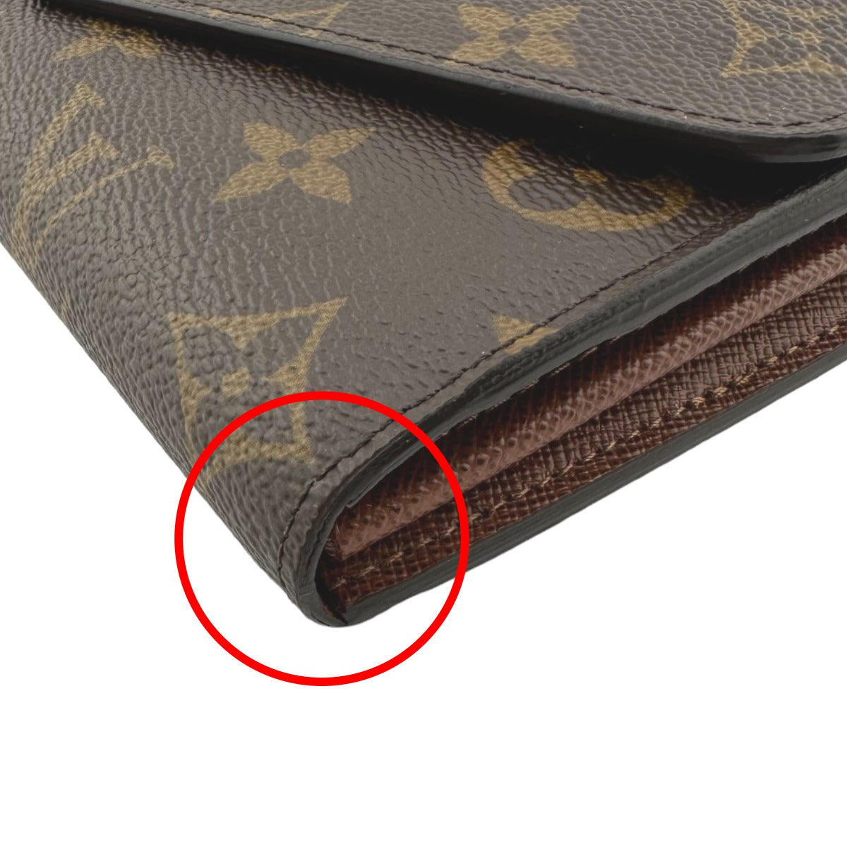 Louis Vuitton LOUIS VUITTON Long Wallet
 Wallet Monogram Portefeuille Sarah Monogram Canvas M60531 Brown LV
 [SS]
 【second hand】