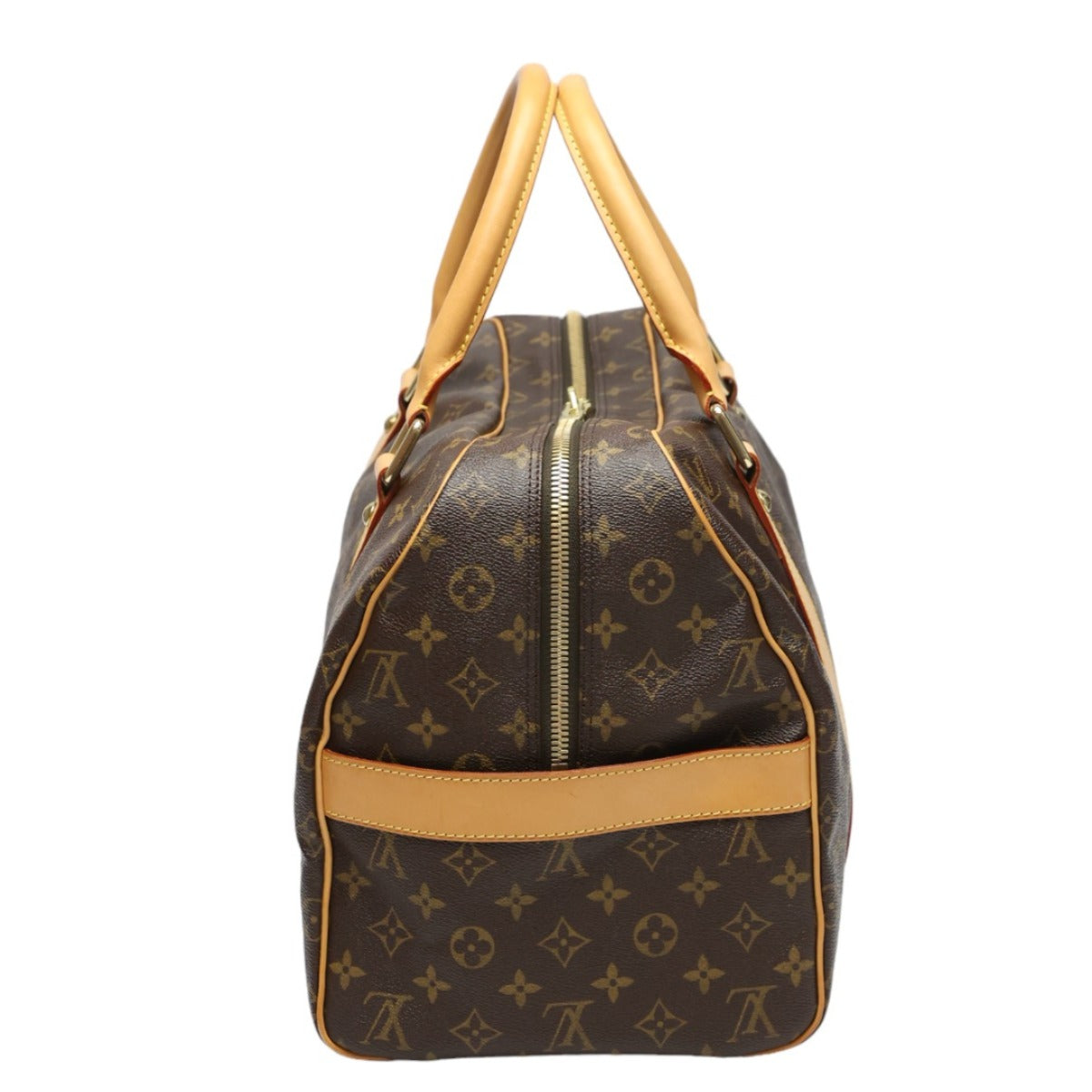 ルイヴィトン LOUIS VUITTON ボストンバッグ
 旅行かばん モノグラム キャリーオール モノグラムキャンバス M40074 ブラウン LV
 【SS】
 【中古】